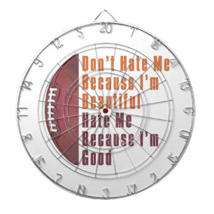 Im Beauful Im Good Football Dartbord