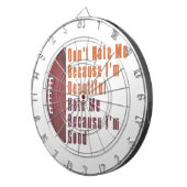 Im Beauful Im Good Football Dartbord (Voorkant Rechts)