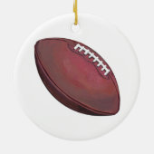 Im Beauful Im Good Football Keramisch Ornament (Achterkant)