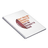 Im Beauful Im Good Football Notitieboek (Rechterzijde)