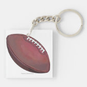 Im Beauful Im Good Football Sleutelhanger (Achterkant)