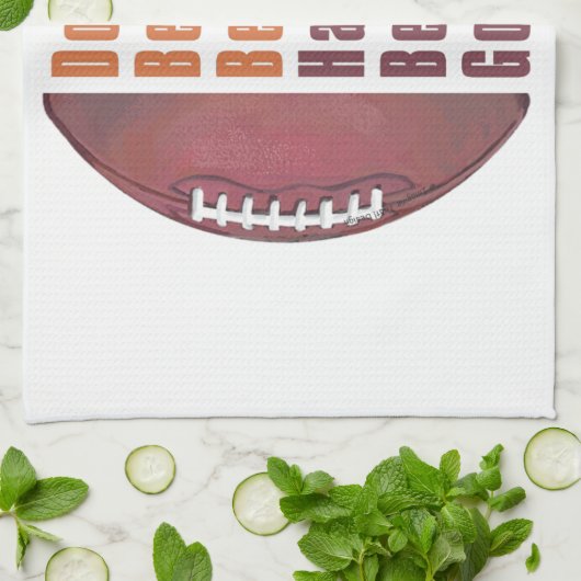 Im Beauful Im Good Football Theedoek (Gevouwen)