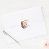 Im Beauful Im Good Football Vierkante Sticker (Envelop)