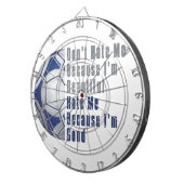 Im Beauful Im Good Futbal Dartbord (Voorkant Rechts)