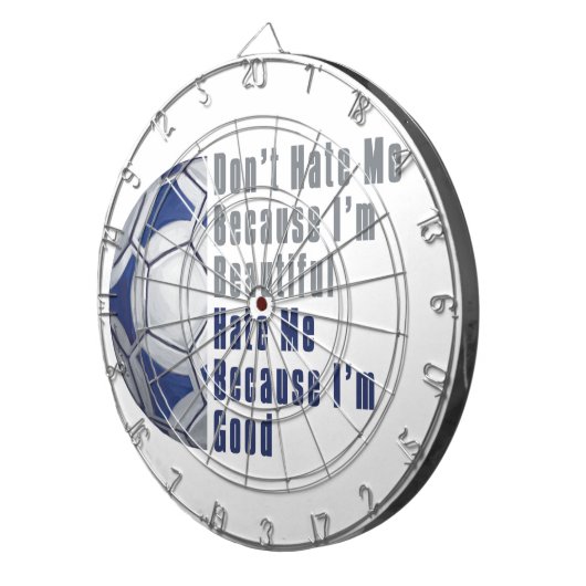 Im Beauful Im Good Futbal Dartbord (Voorkant Rechts)