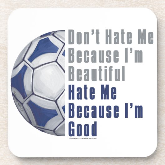 Im Beauful Im Good Futbal Drankjes Onderzetter (Voorkant)