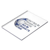 Im Beauful Im Good Futbal Notitieboek (Linkerzijde)