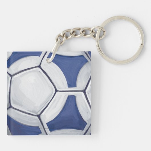 Im Beauful Im Good Futbal Sleutelhanger (Achterkant)