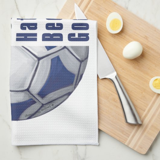 Im Beauful Im Good Futbal Theedoek (Quarter Fold)