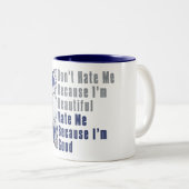 Im Beauful Im Good Futbal Tweekleurige Koffiemok (Voorkant rechts)