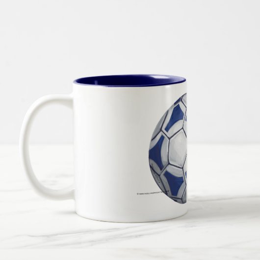 Im Beauful Im Good Futbal Tweekleurige Koffiemok (Links)