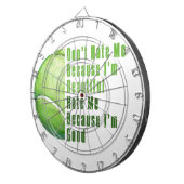 Im Beauful Im Good Tennis Ball Dartbord (Voorkant Rechts)