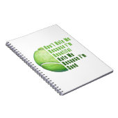 Im Beauful Im Good Tennis Ball Notitieboek (Rechterzijde)