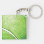 Im Beauful Im Good Tennis Ball Sleutelhanger (Achterkant)