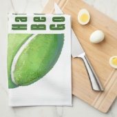 Im Beauful Im Good Tennis Ball Theedoek (Quarter Fold)