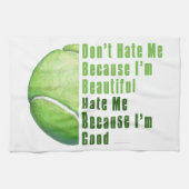 Im Beauful Im Good Tennis Ball Theedoek (Horizontaal)