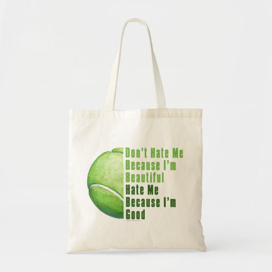 Im Beauful Im Good Tennis Ball Tote Bag (Voorkant)