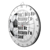 Im Beauful Im Good Voetbal Dartbord (Voorkant Rechts)