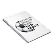 Im Beauful Im Good Voetbal Notitieboek (Rechterzijde)