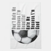 Im Beauful Im Good Voetbal Theedoek (Verticaal)