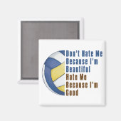 Im Beauful Im Good Volleyball Magneet (Voorkant / Achterkant)