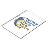 Im Beauful Im Good Volleyball Notitieboek (Linkerzijde)