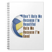 Im Beauful Im Good Volleyball Notitieboek (Voorkant)