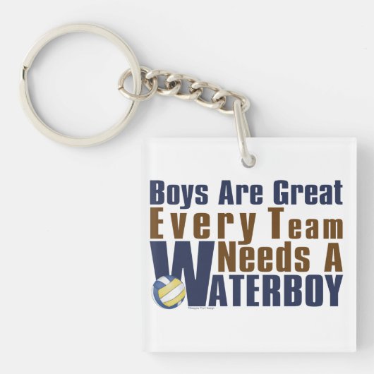 Im Beauful Im Good Volleyball Sleutelhanger (voorkant)