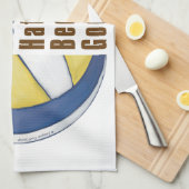 Im Beauful Im Good Volleyball Theedoek (Quarter Fold)