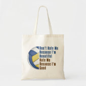 Im Beauful Im Good Volleyball Tote Bag (Voorkant)