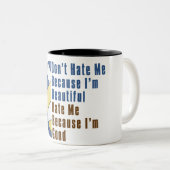 Im Beauful Im Good Volleyball Tweekleurige Koffiemok (Voorkant rechts)