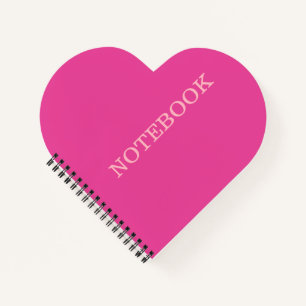 "I'm Beautiful Pink" hartvormig Notitieboek