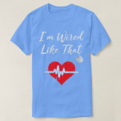 Im bekabeld als pet ICD Chirurgische ingreep Harth T-shirt (Design voorkant)