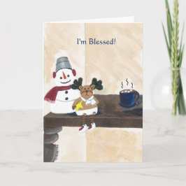 Im Blessed Feestdagen Kaart