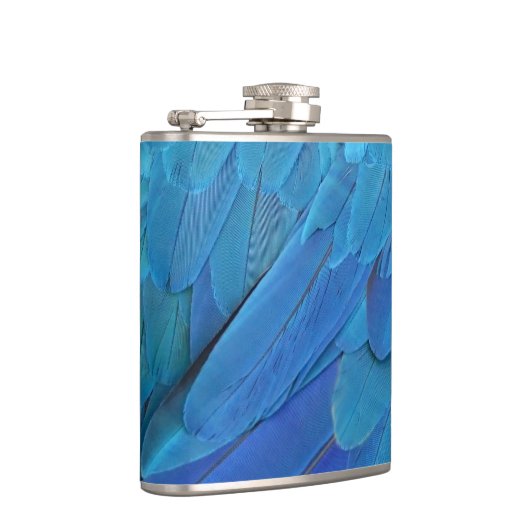 I'm blue - cool feather design heupfles (Rechts)