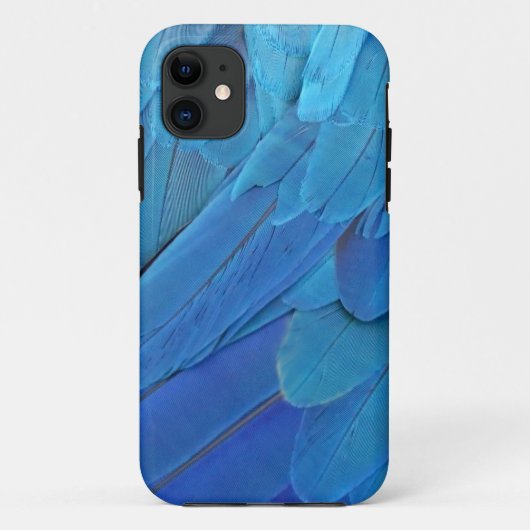 I'm blue - cool parrot feathers Case-Mate iPhone case (Achterkant)