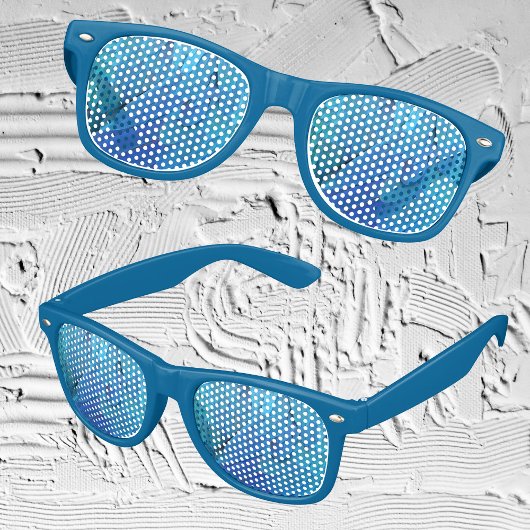 I'm blue - Macaw feathers Aviator Zonnebril