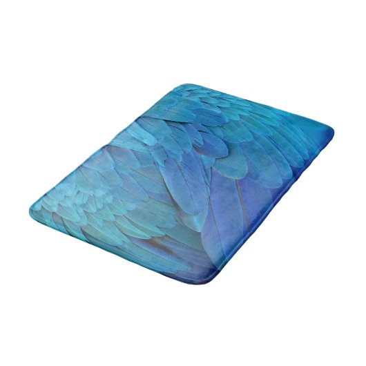 I'm blue - Macaw feathers Badmat (Gekanteld)