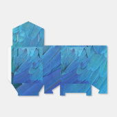 I'm blue - Macaw feathers Bedankdoosjes (Uitgevouwen)