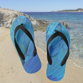 I'm blue - Macaw feathers Kinder Teenslippers