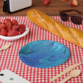 I'm blue - Macaw feathers Papieren Bordje