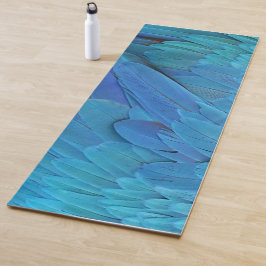 I'm blue - Macaw feathers Yogamat