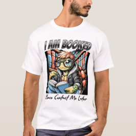 I'm Booked: Schildpaddenstoel in stijl T-shirt