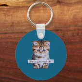 I'm Boutta Crash Out Cat Funny Meme Cat Pet Lover  Sleutelhanger (Voorkant)