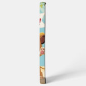 "I'm Brave!" with a Cute Puppy Samsung Galaxy Hoesje (Linkerkant)