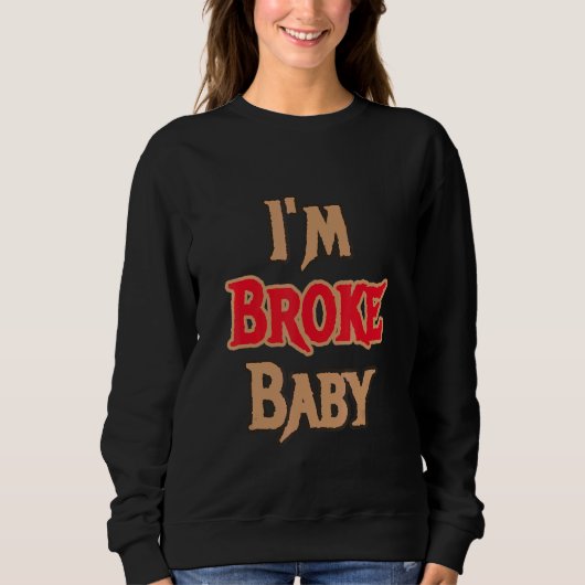 Im Broke Baby Sneaker Match Retro 14 winterized Trui (Voorkant)