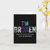 I'm Broken I'm Ok Suicide Prevention 2024 1 Kaart (Gele Bloem)