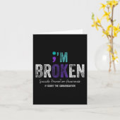 IM Broken IM OK Zelfmoordpreventie 2024 Kaart (Gele Bloem)