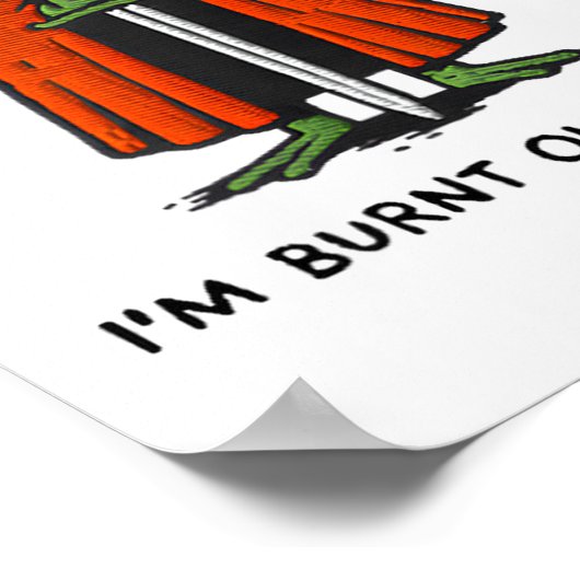 I'm Burnt Out M'lord Funny Knight Frog Meme Boys M Poster (Hoek)