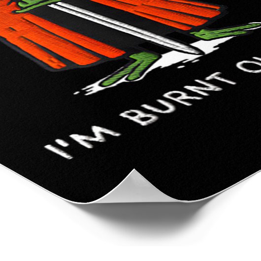 Im Burnt Out Mlord Funny Knight Frog Meme Boys Men Poster (Hoek)